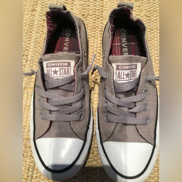 CONVERSE All Star ladies sz 7. Look new elastic at back for fit. - Picture 1 of 6